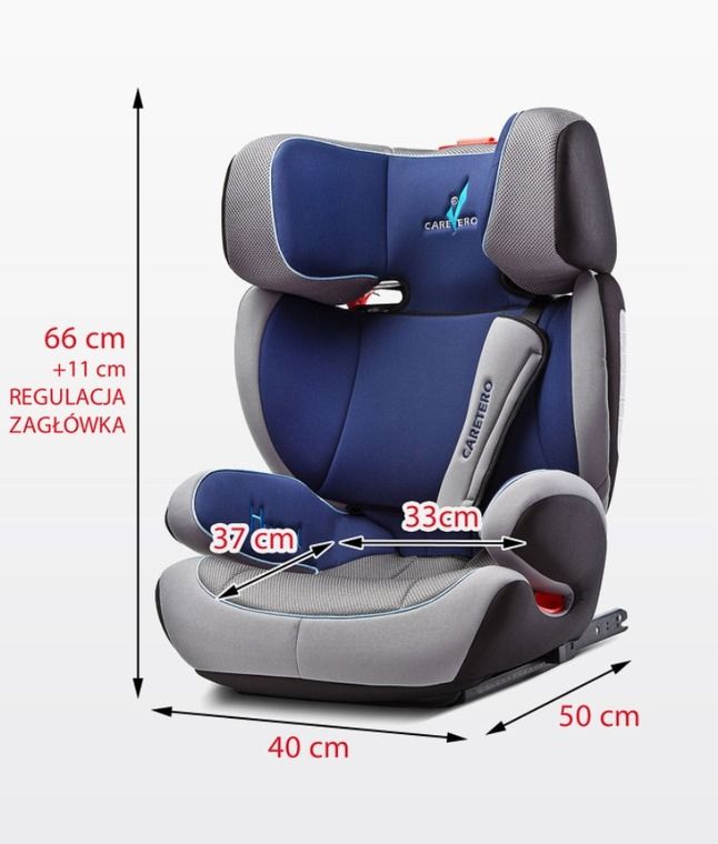 caretero huggi isofix 15-36 kg