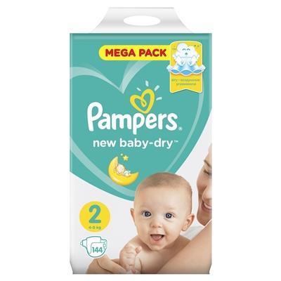 pampers 2 karton 144 sztuki