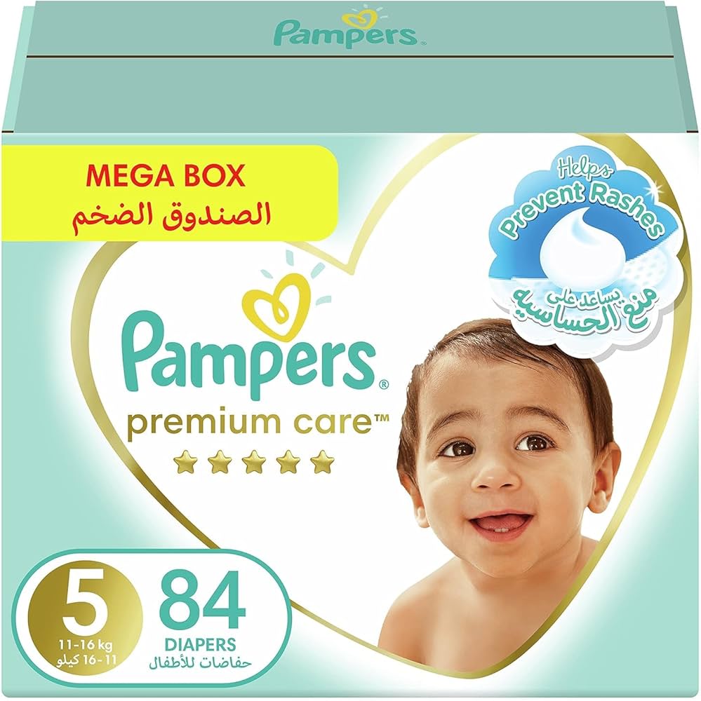 pampers mega box size 5