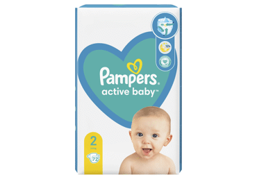 pampers active baby pieluchy rozmiar 2 mini