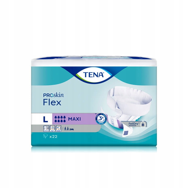 pieluchomajtki tena flex maxi l