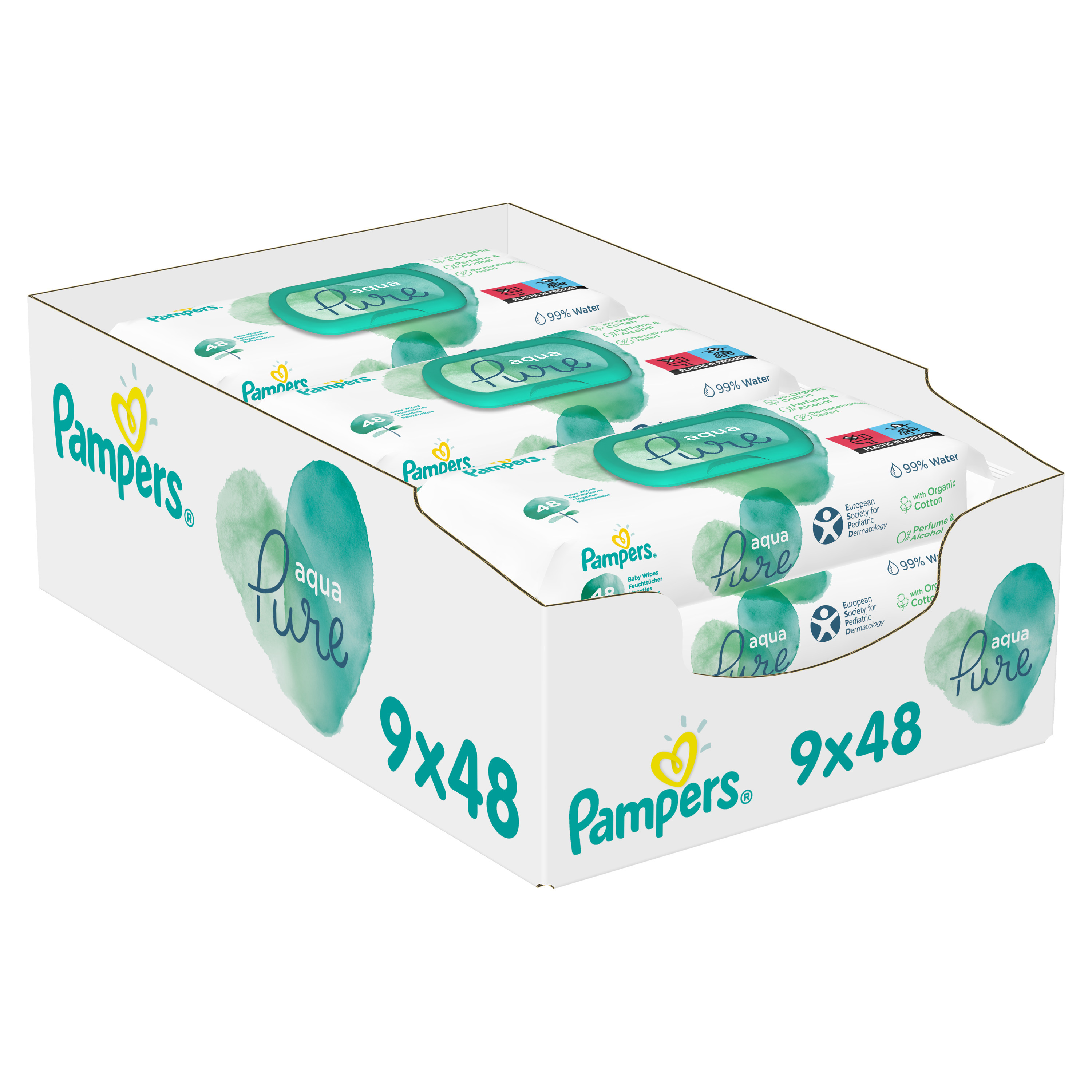 aqua pure pampers skład