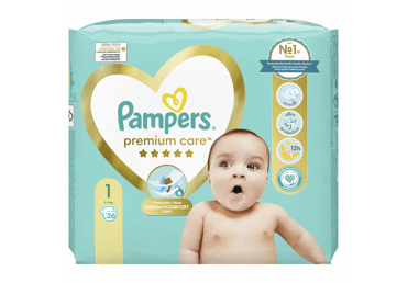 pieluchy pampers premium care 1 new born 220