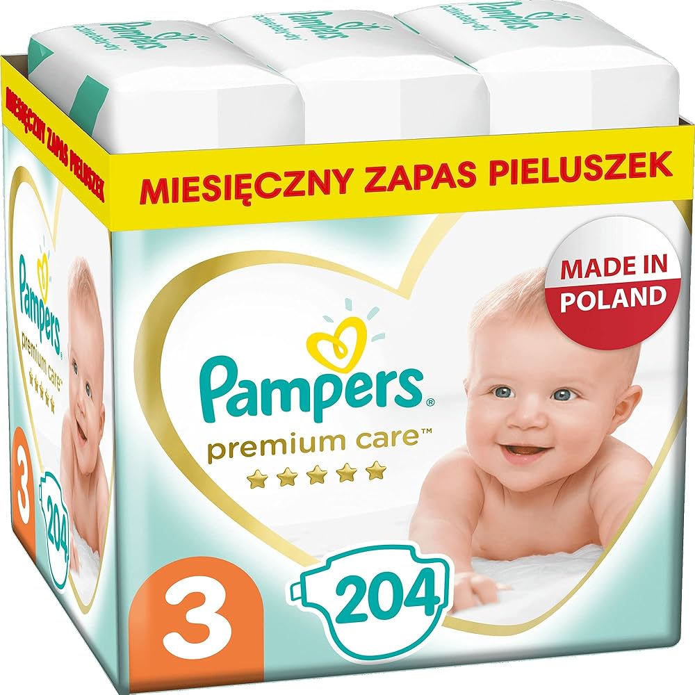 pampers premium care 3 204