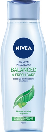 nivea fresh care szampon do włosów 400 m