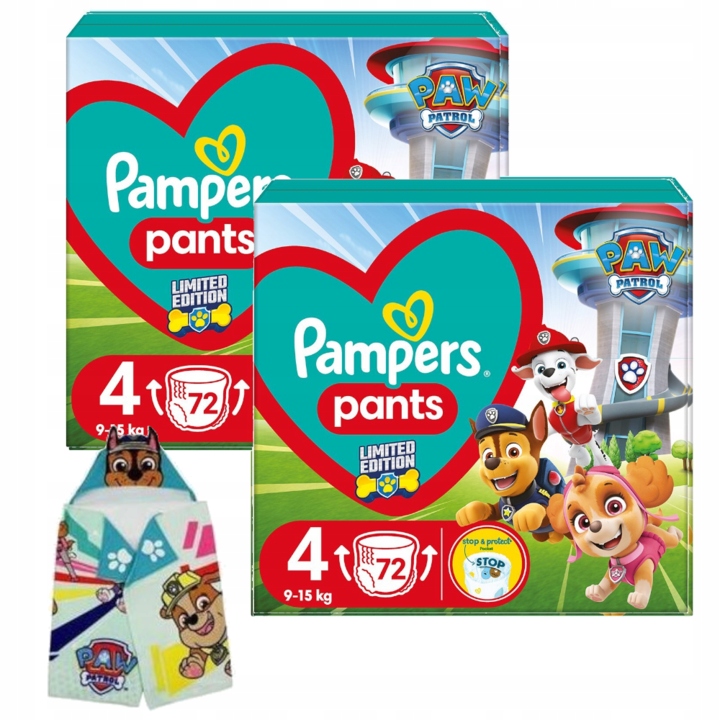 pampers 4 144szt