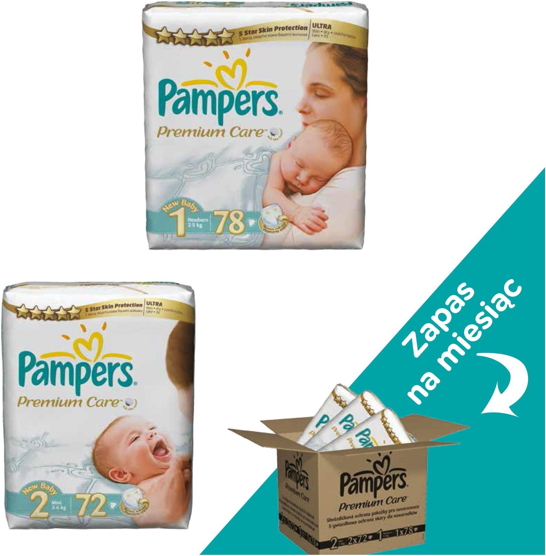 ceneo pampers 1 premium care vs newborn