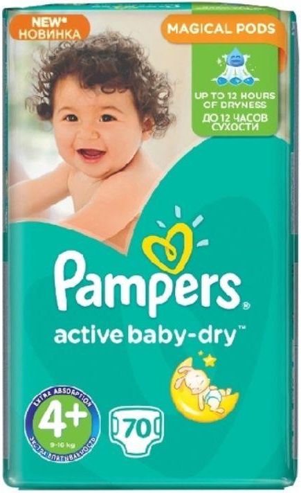 ceneo pampers active baby-dry 4