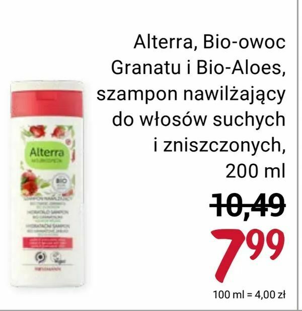 alltera żurawionowa szampon