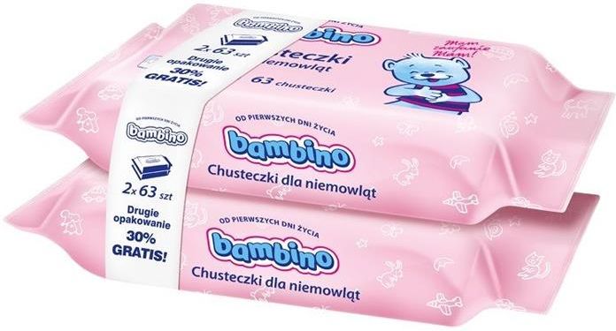 chusteczki nawilżane bambino cena