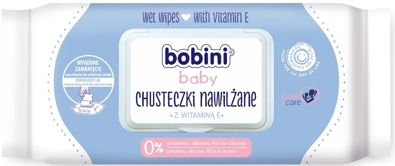 chusteczki nawilżane bobini