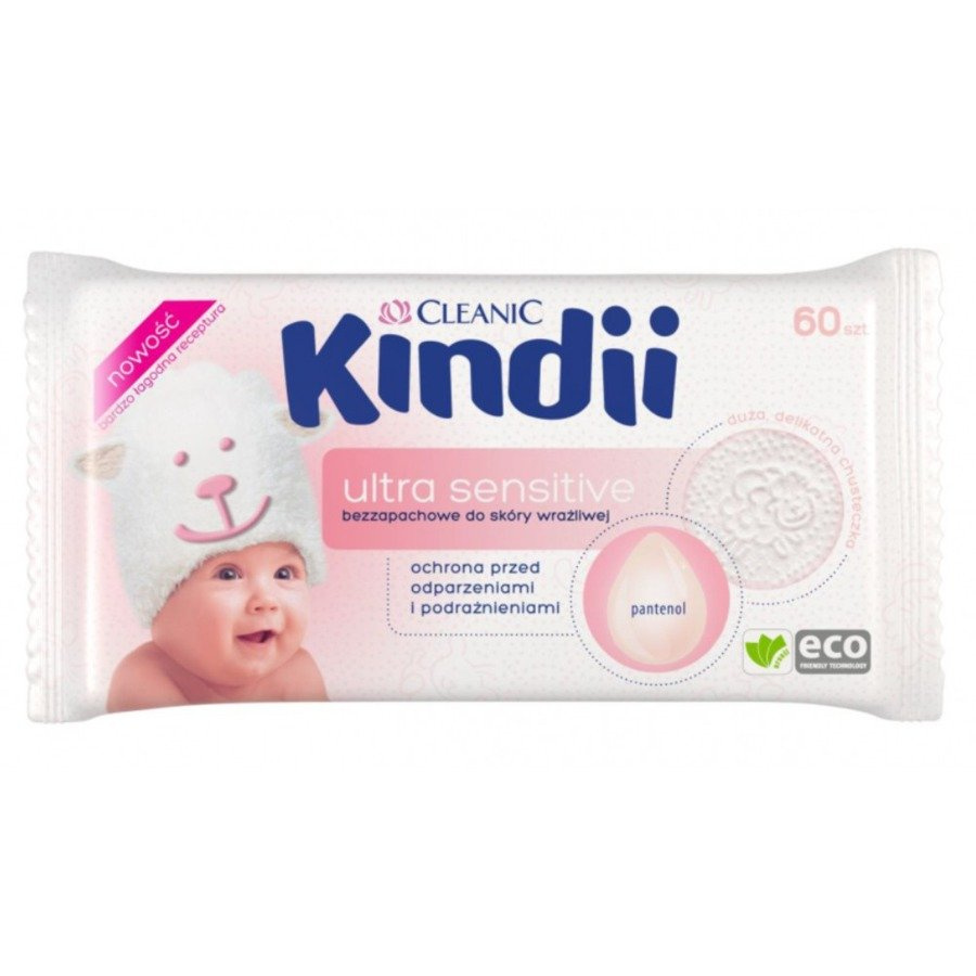 chusteczki nawilżane cleanic kindii new baby care