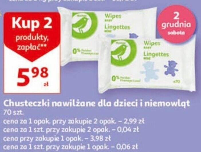 chusteczki nawilżane dla osób auchan