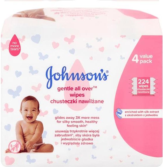 chusteczki nawilżane johnsons baby opinie gentle all over