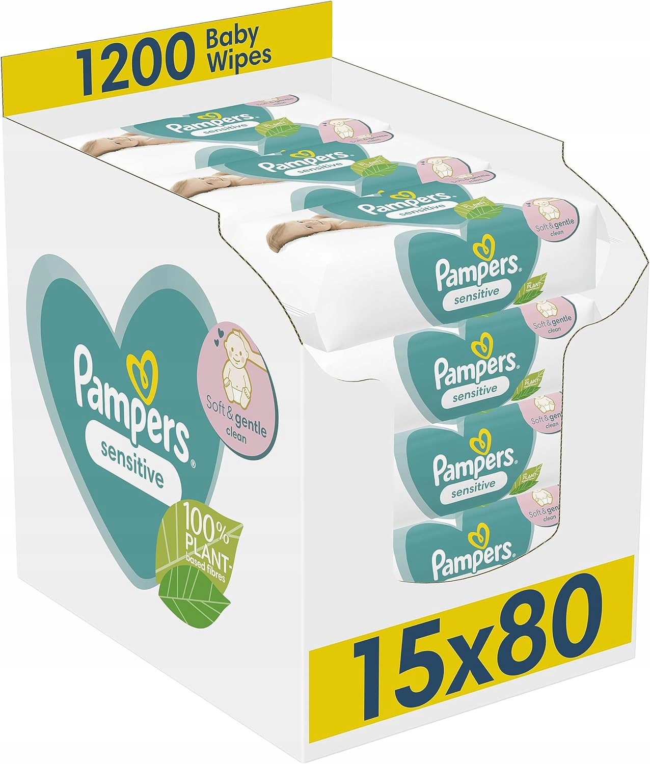 chusteczki nawilżane pampers 12 x 64