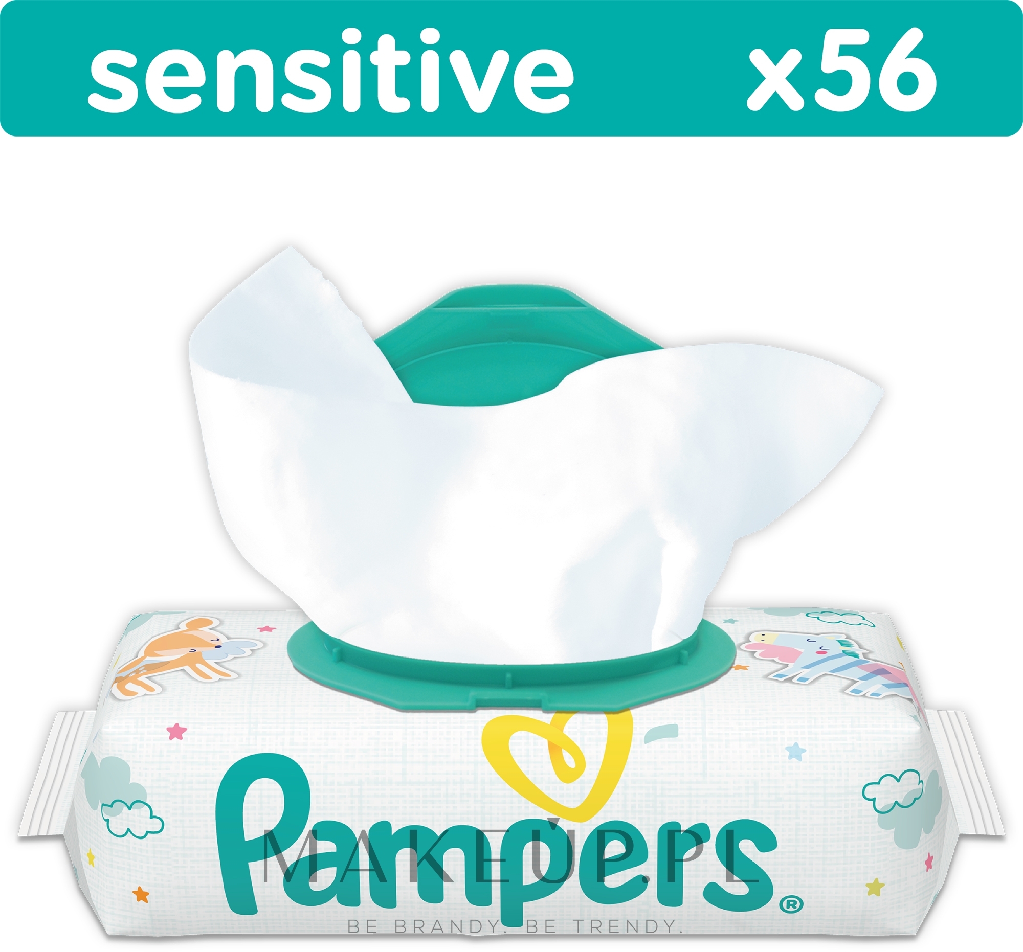 chusteczki nawilżane pampers sensitive 56szt