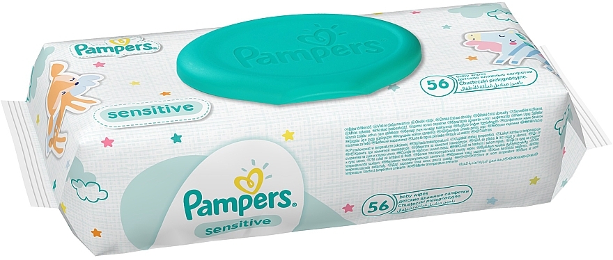 chusteczki nawilżane pampers sensitive 56szt