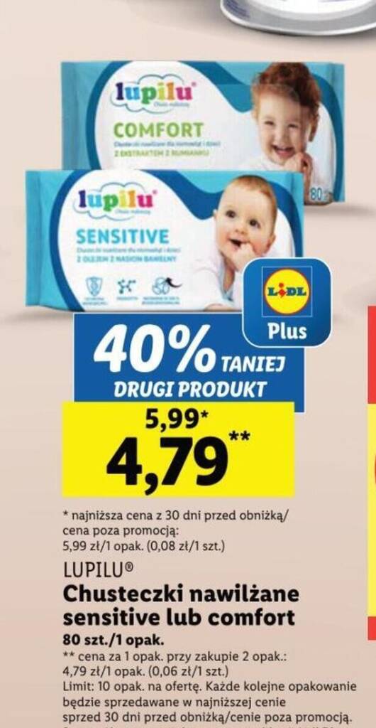 chusteczki nawilżane promocja