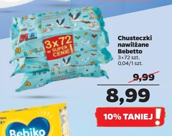 chusteczki nawilżane z netto