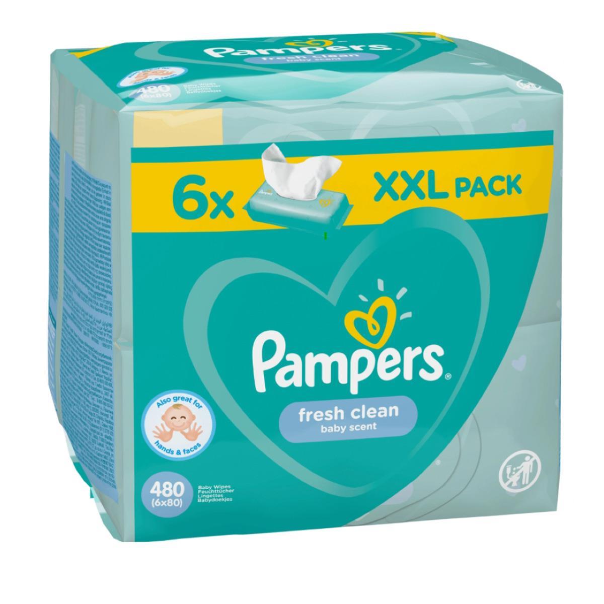 chusteczki pampers 2xl