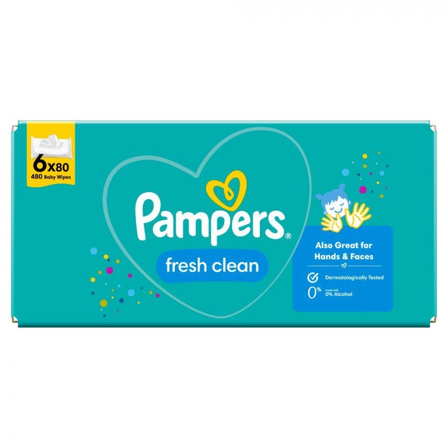 chusteczki pampers 6pak