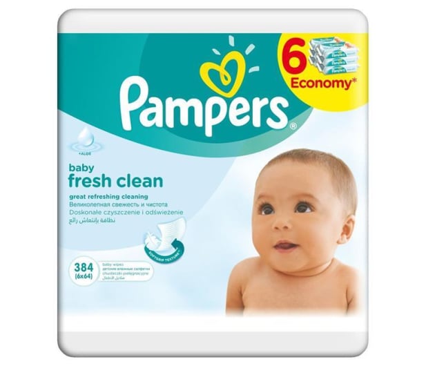 chusteczki pampers 6x64