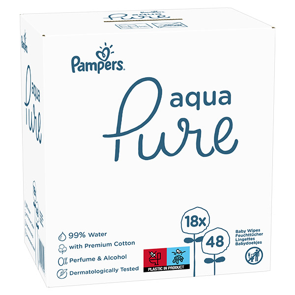 chusteczki pampers aqua baby