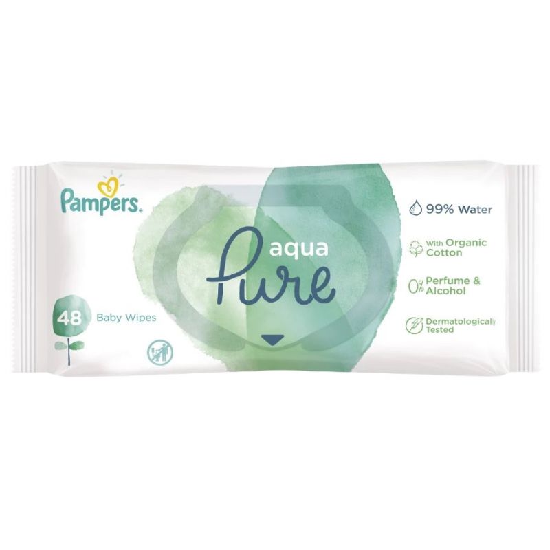 chusteczki pampers aqua pure sroka