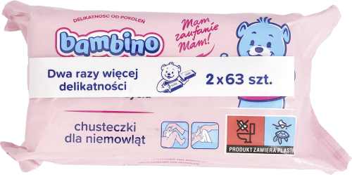 chusteczki pampers czy bambino