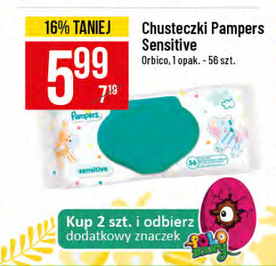 chusteczki pampers sensitive blix