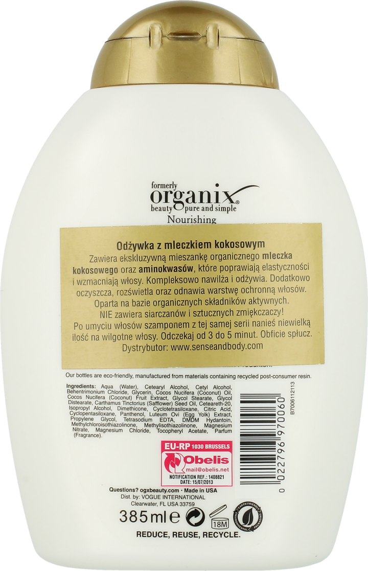 coconut milk szampon rossmann