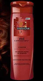 czerwony szampon do rudych włosów