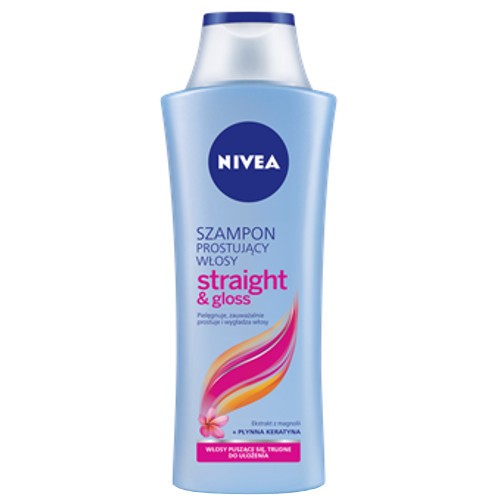 nivea hair care straight & easy szampon prostujący włosy