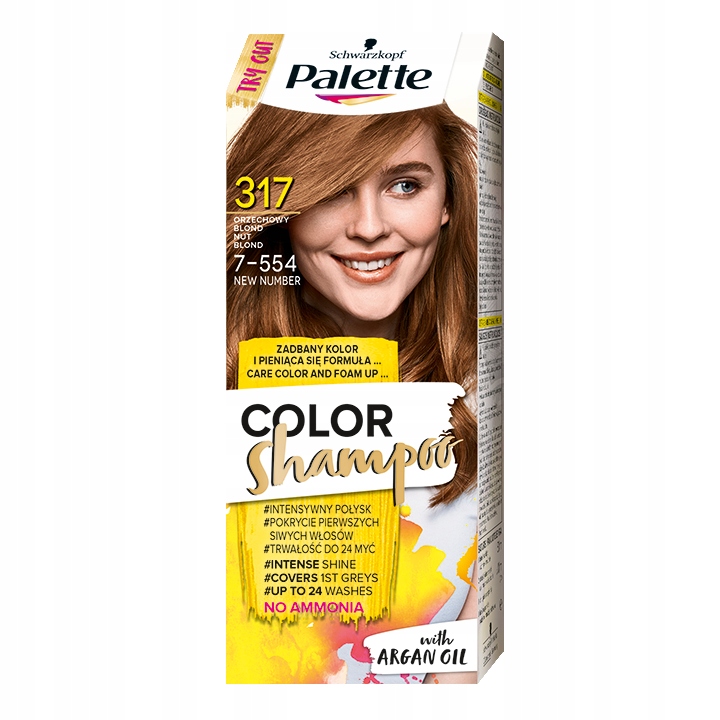 palette color szampon