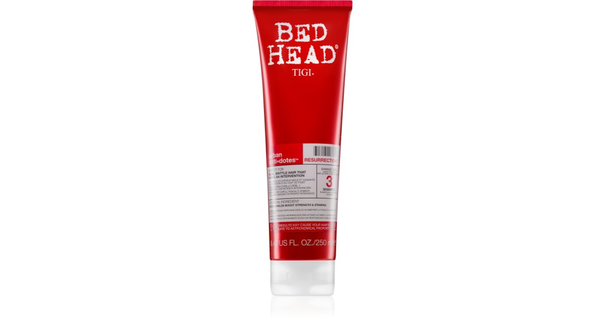 tigi bed head urban antidotes resurrection szampon do włosów słabych