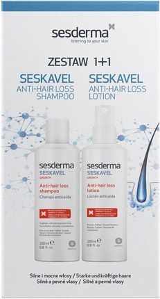 sesderma seskavel szampon przeciw wypadaniu włosów zestaw