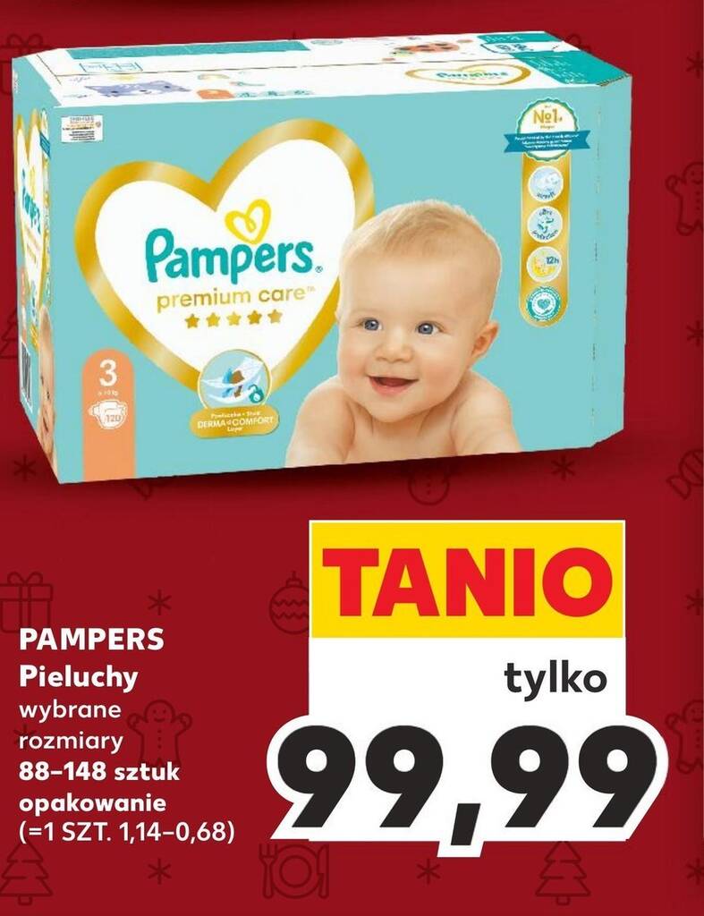 pieluchy pampers promocja kaufland