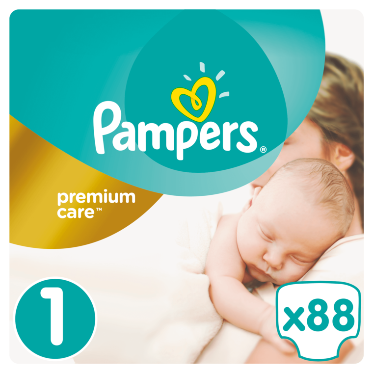 premium care pieluchy jednorazowe rozmiar 1 newborn 88 szt