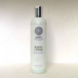 natura siberica blanche szampon do włosów nadający objętość biały
