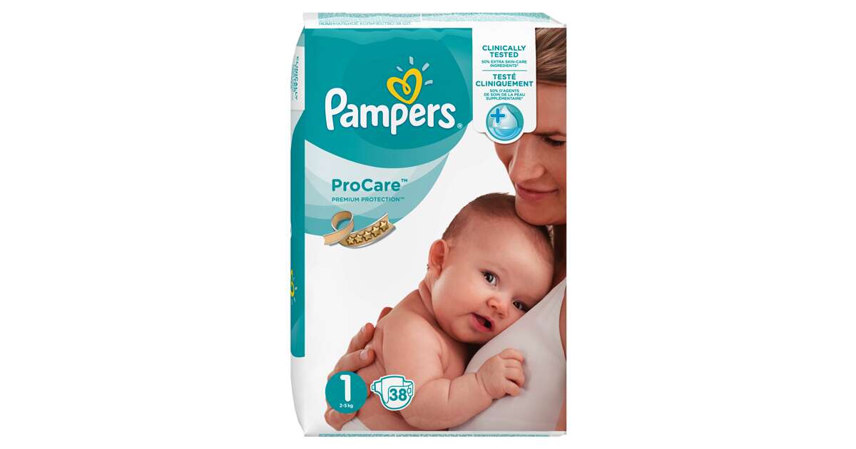 pampers procare 1 pieluchy 2 5 kg