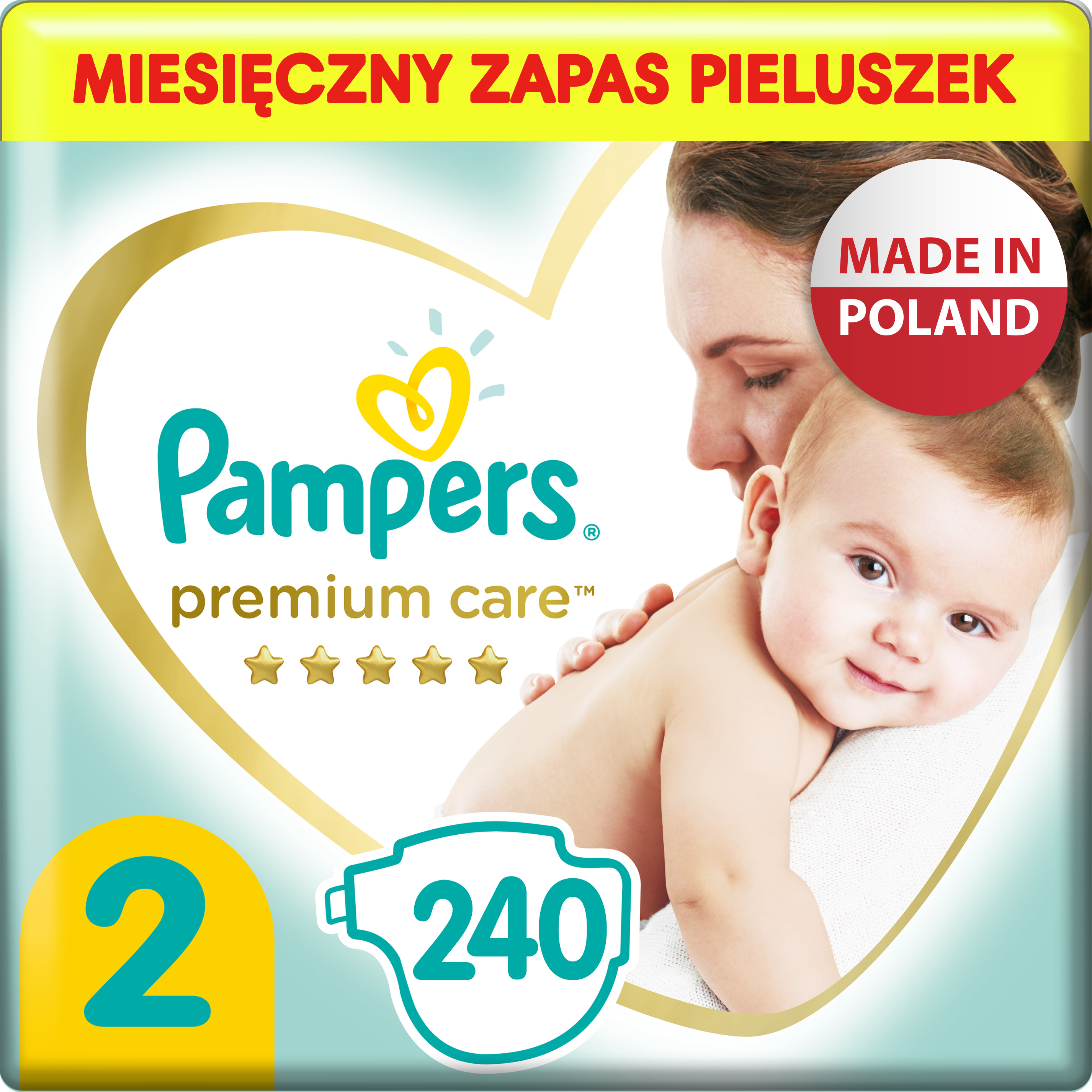 pampers premium care 2 240 sztuk cena