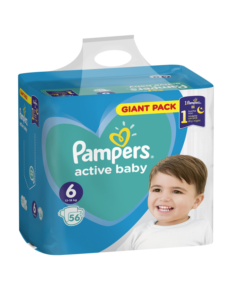 pampers active baby z aloesem