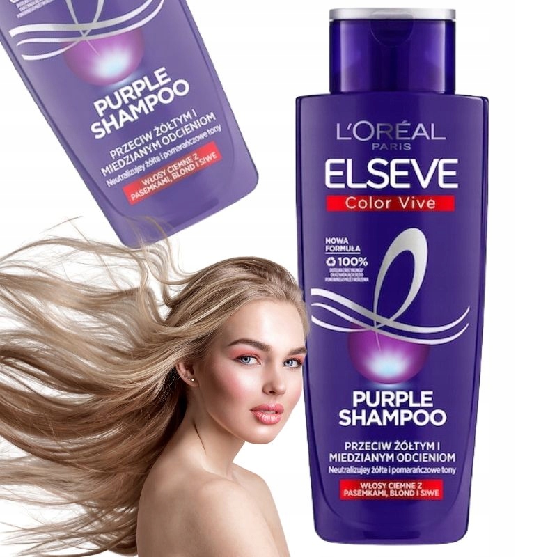 szampon fioletowy lorealdo włosòw blondu z keratyną