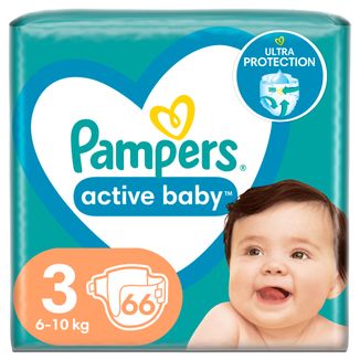 cena pampersów pampers 66 sztuk