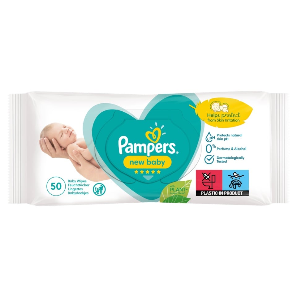 tesco pampers natural clean