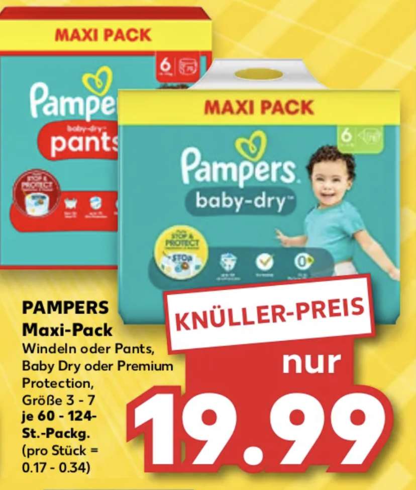 pampers splashers kaufland