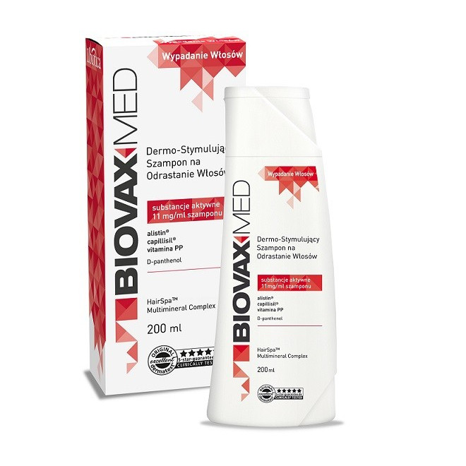 biovax med szampon na odrastanie włosów 200 ml wizaz