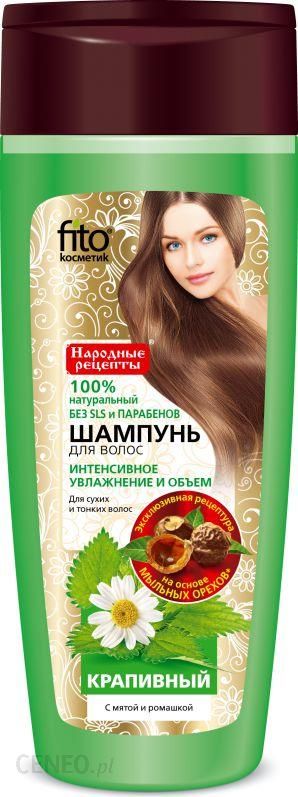 naturalny szampon do włosów pokrzywowy nawilżenie i objętosc fitokosmetik