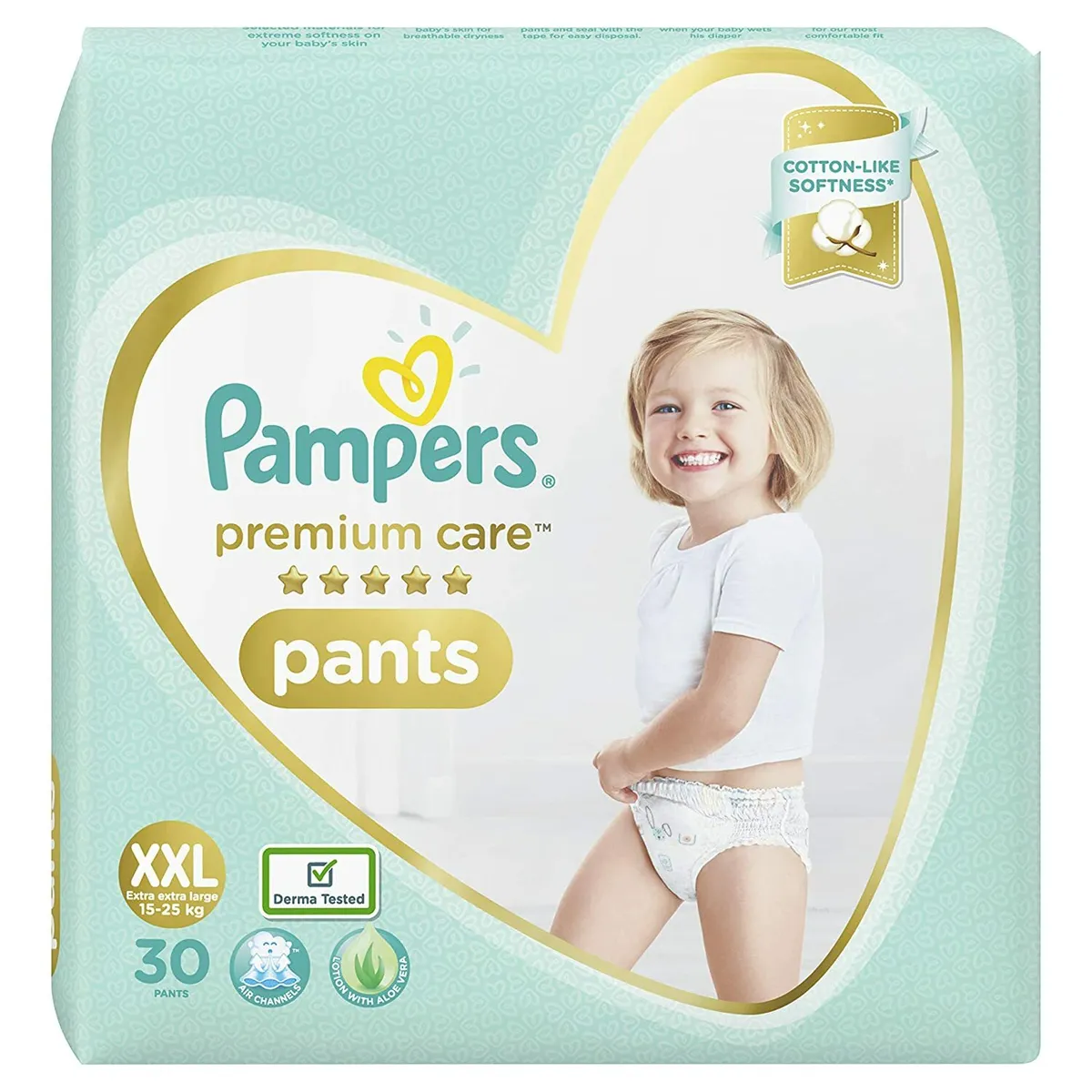 pampers prenium pants large