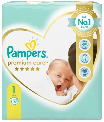 pampers premium care 1 78szt